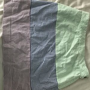 Classic Brooks Brothers Seersucker Skirt, 0